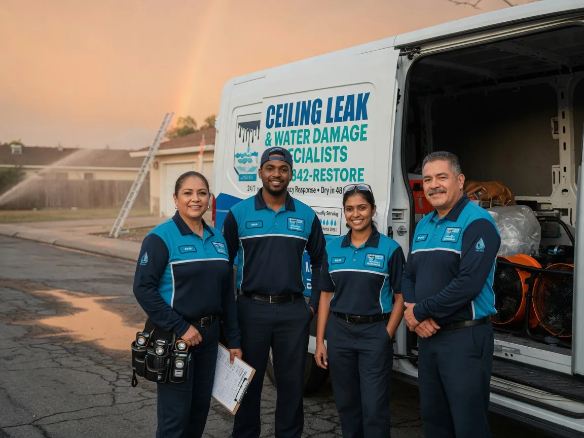 Ceiling Leak Cleanup company in Fine, NY